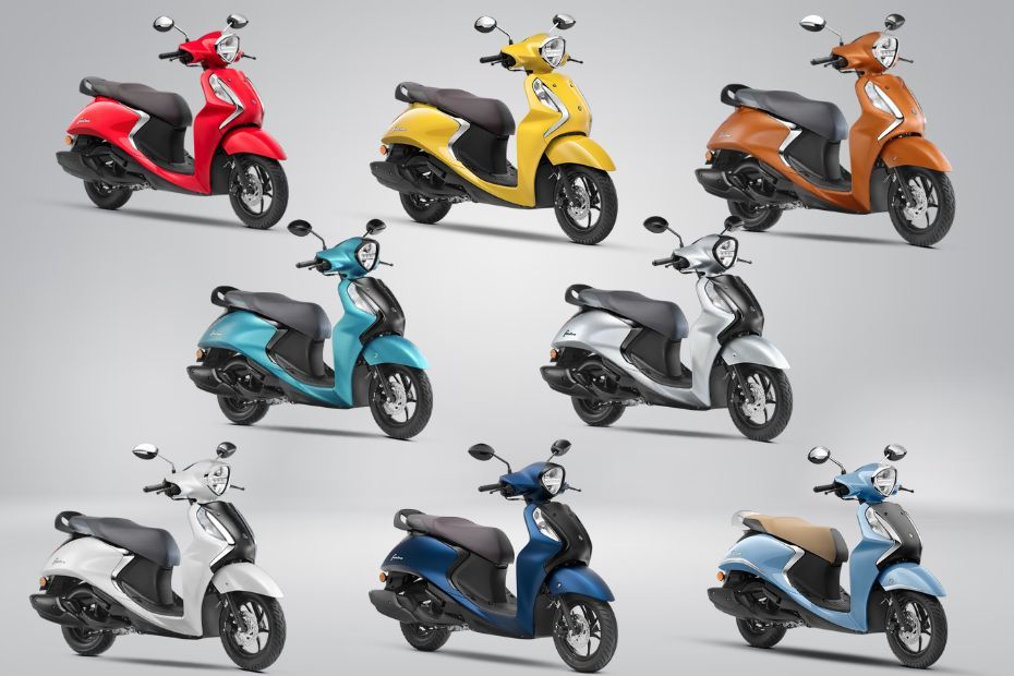 Yamaha Fascino 125 Fi Hybrid Disc Colour Options