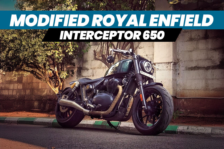 This Royal Enfield Interceptor 650 Modified Into A Bobber Looks Gorgeous!