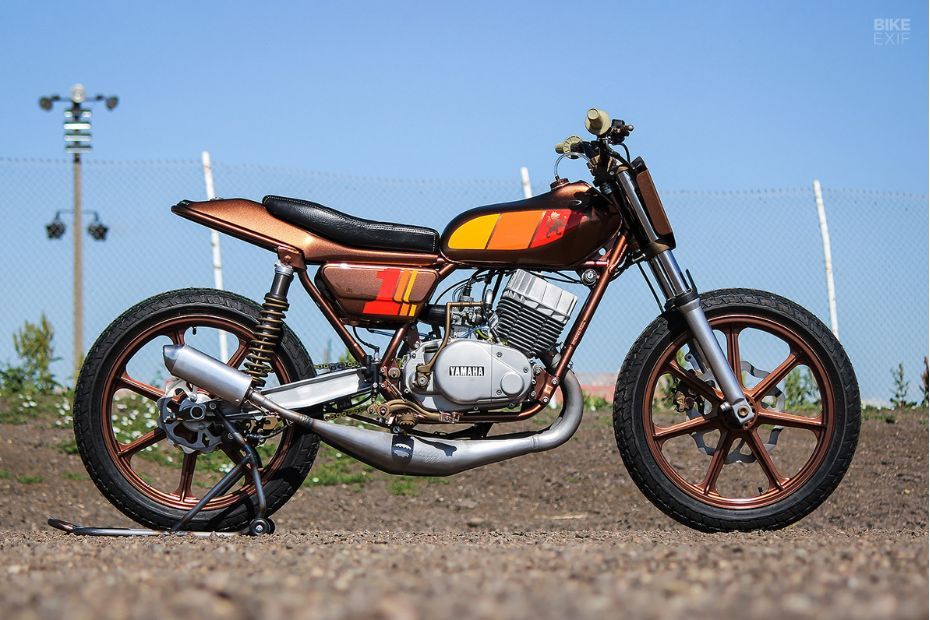 custom Yamaha RD400 flat tracker from DubStyle Designs