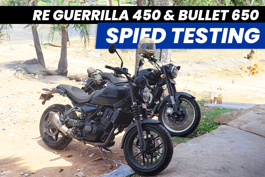 Upcoming Royal Enfield Guerrilla 450 and Bullet 650 Spied Testing Upcoming Royal Enfield Guerrilla 450 and Bullet 650 Spied Testing