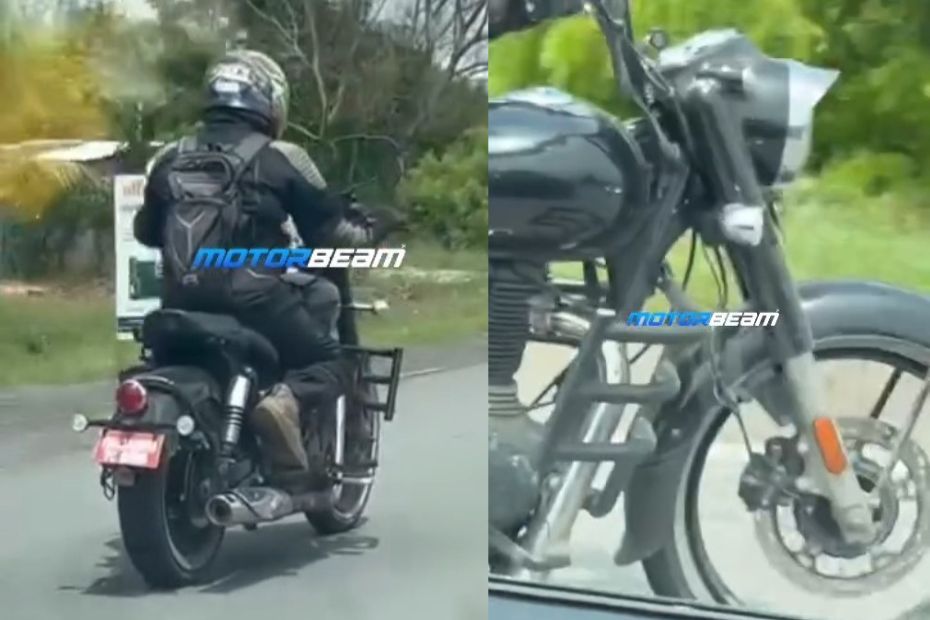 Royal Enfield Shotgun 350 Spotted Testing Again Royal Enfield Shotgun 350 Spotted Testing Again