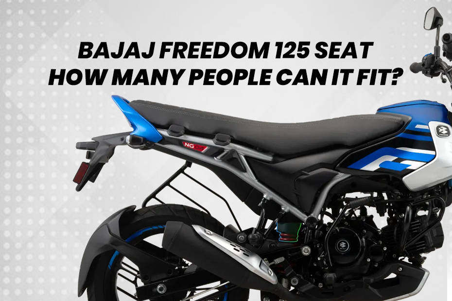 Bajaj Freedom 125 CNG Bike: How Many People Can It Fit?