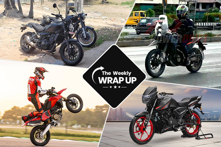 This Week’s Top Bike News: Ducati Hypermotard 698 Mono And TVS Apache RTR 160 Racing Edition Launched, Royal Enfield Guerrilla 450 And Bullet 650 Spied And More