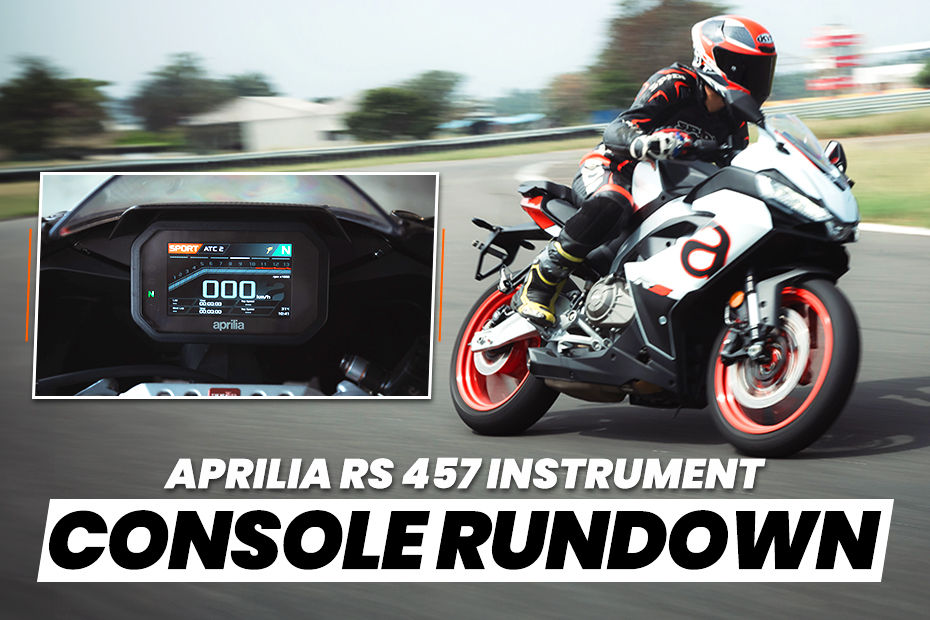 Aprilia RS 457 Console & Features Explained Aprilia RS 457 Console & Features Explained