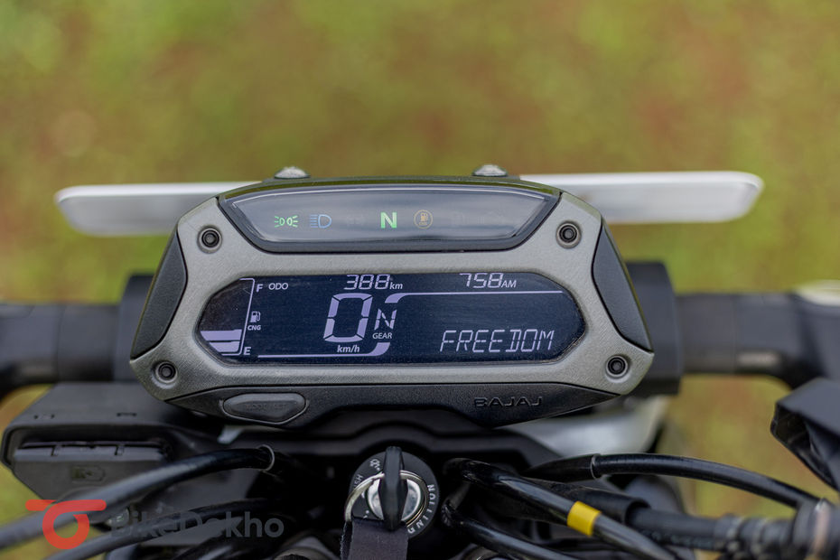 Bajaj Freedom 125 First Ride Review - Instrument Console Bajaj Freedom 125 First Ride Review - Instrument Console