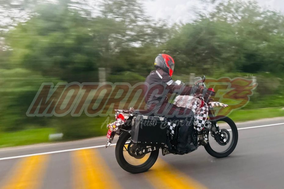 Spied Hero XPulse 210 Rear Three Fourth