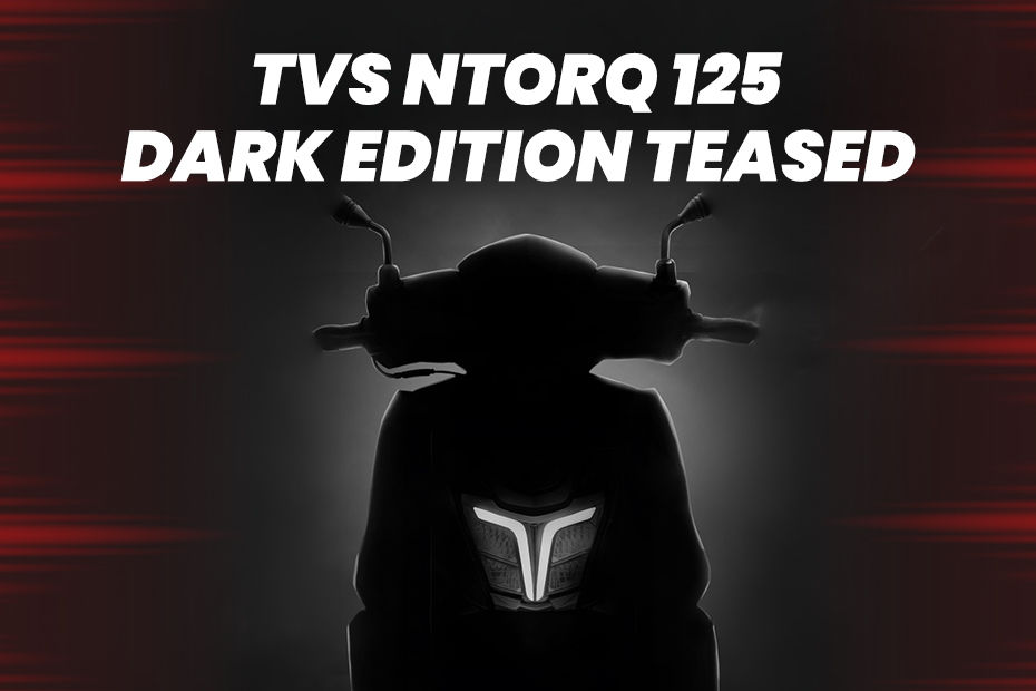 TVS NTorq 125 Dark Edition Teased TVS NTorq 125 Dark Edition Teased