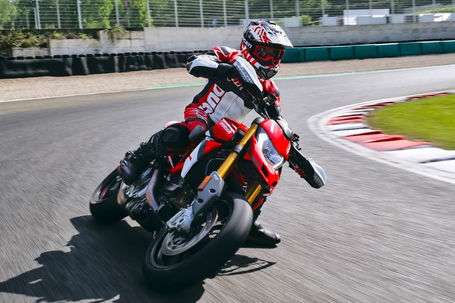 Ducati Hypermotard 950 SP Cornering