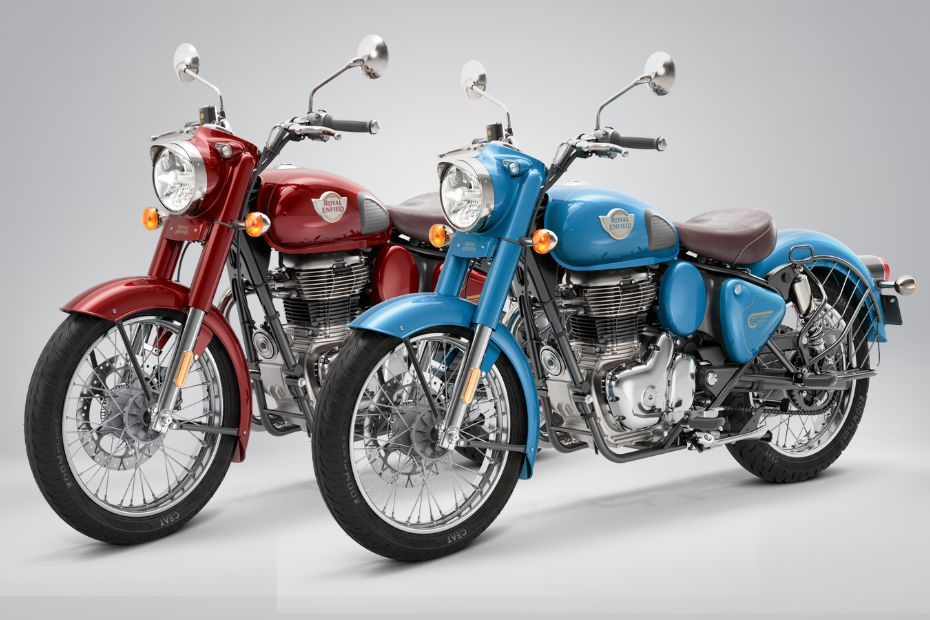 Royal Enfield Classic 350 Heritage (Madras Red & Jodhpur Blue)