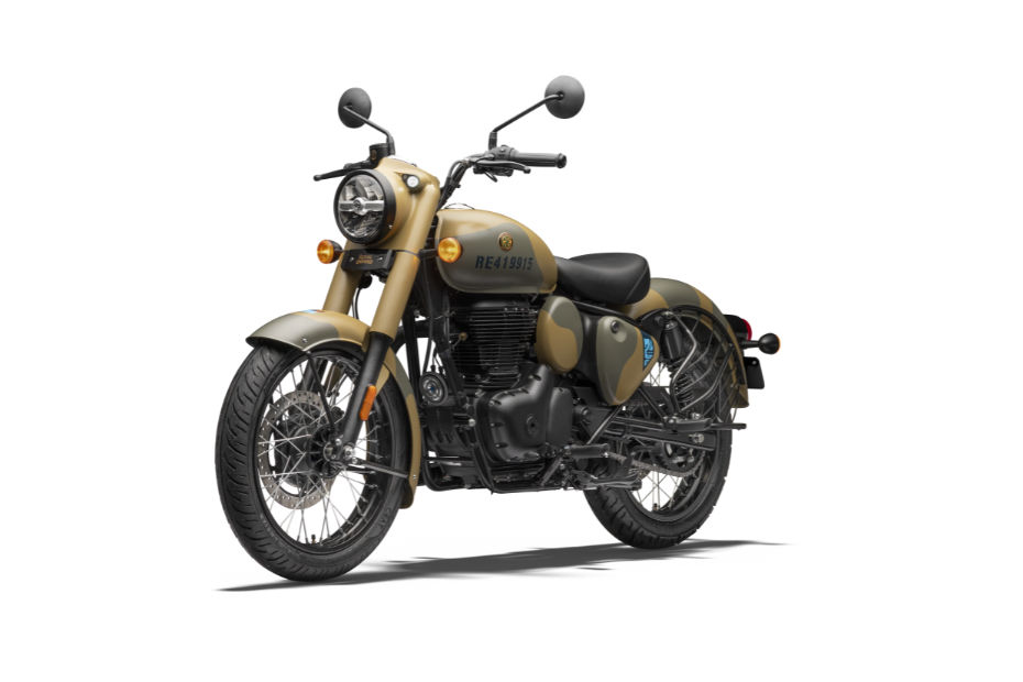 2024 Royal Enfield Classic 350 Signals Camo colour with dual-channel edition