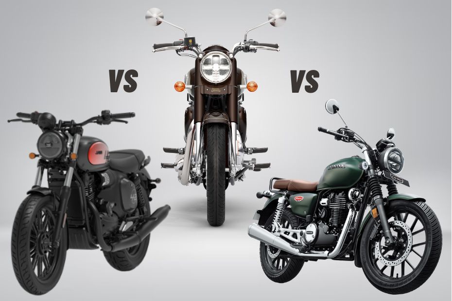 Jawa 42 FJ vs Royal Enfield Classic 350 vs Honda H'ness 350