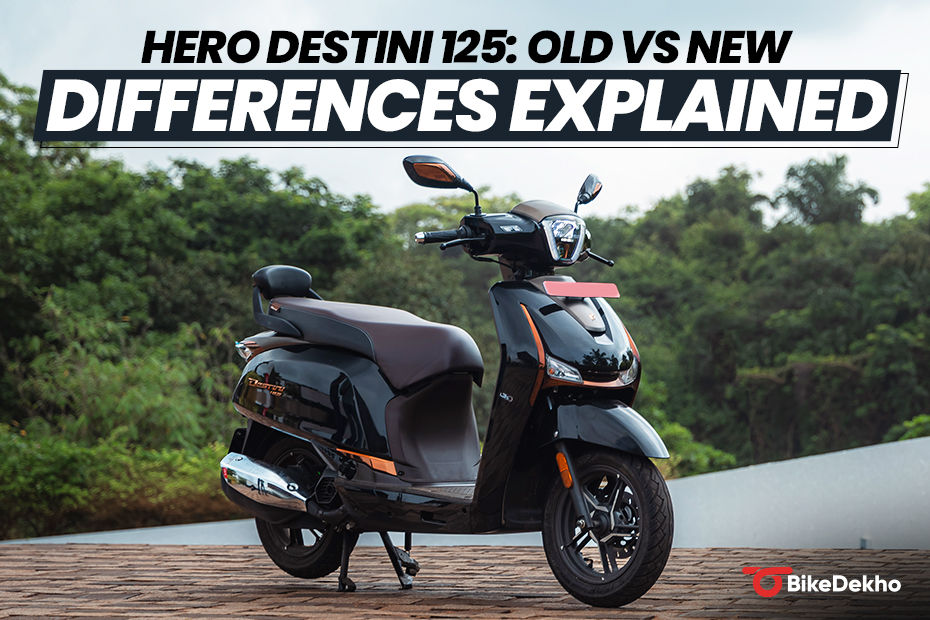 Hero Destini 125 Old vs New Hero Destini 125 Old vs New