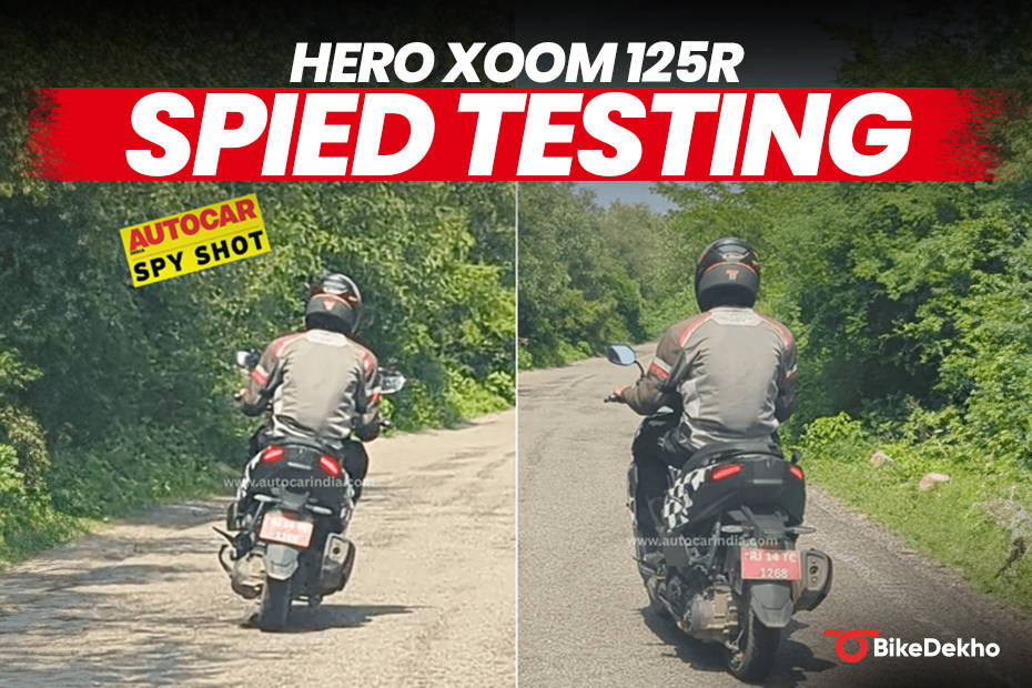 Upcoming Hero Xoom 125R Spied Testing