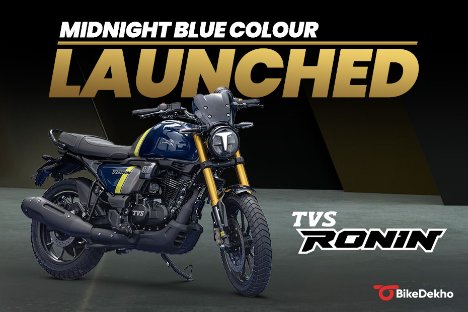 TVS Ronin Midnight Blue Colour Launched