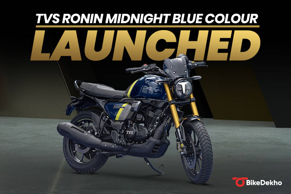 TVS Ronin Midnight Blue Colour Launched