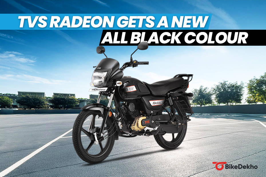 TVS Radeon All Black Colour Variant Launched