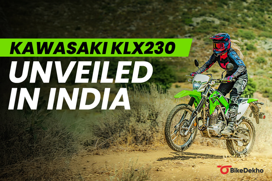 Kawasaki KLX230 Unveiled in India
