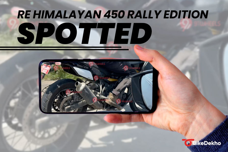 Royal Enfield Himalayan 450 Rally Spied Testing
