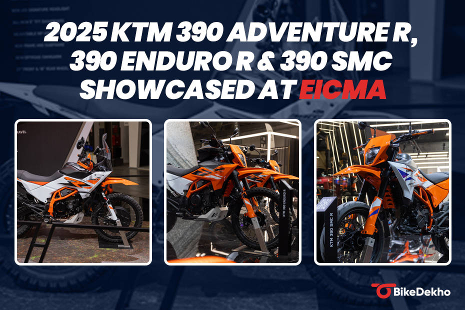 2025 KTM 390 Adventure R, 390 Enduro R and 390 SMC Showcased at the EICMA 2024