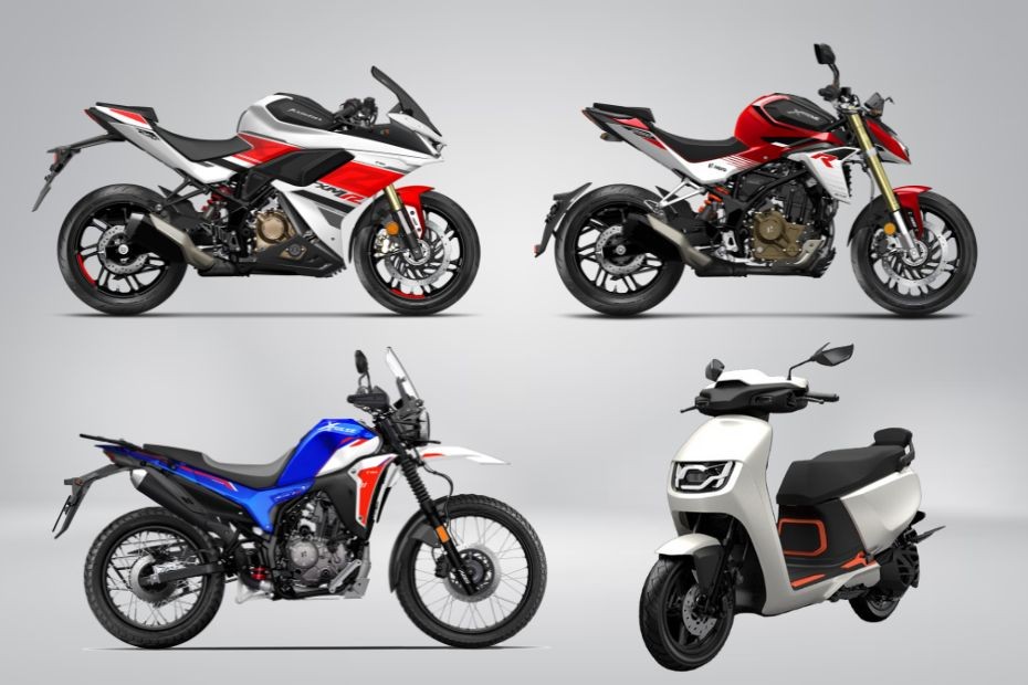 Hero Karizma XMR 250, Xtreme 250R, XPulse 210 and the Vida Z electric scooter