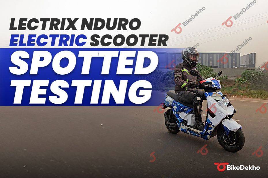 Lectrix NDuro Electric Scooter Spotted Testing