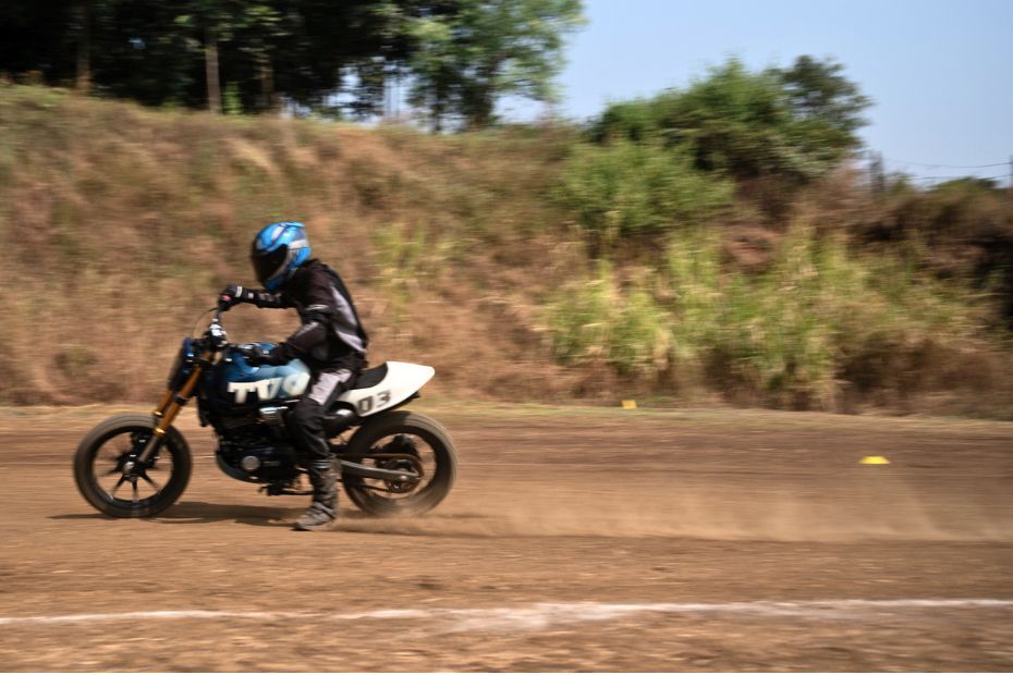 Our Flat Track Experience at the TVS Ronin Drift R School