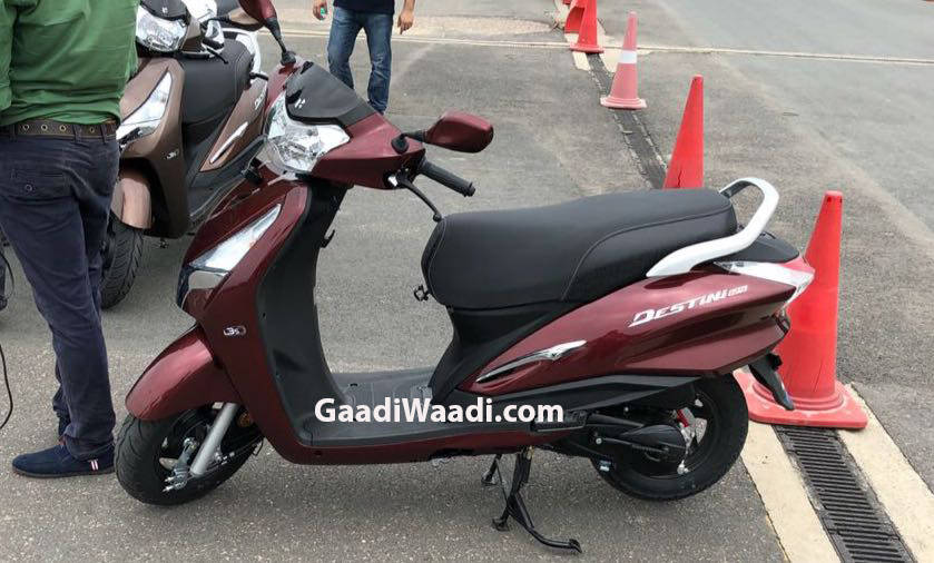 Upcoming Hero Duet 125 Spied With Destini 125 Badging