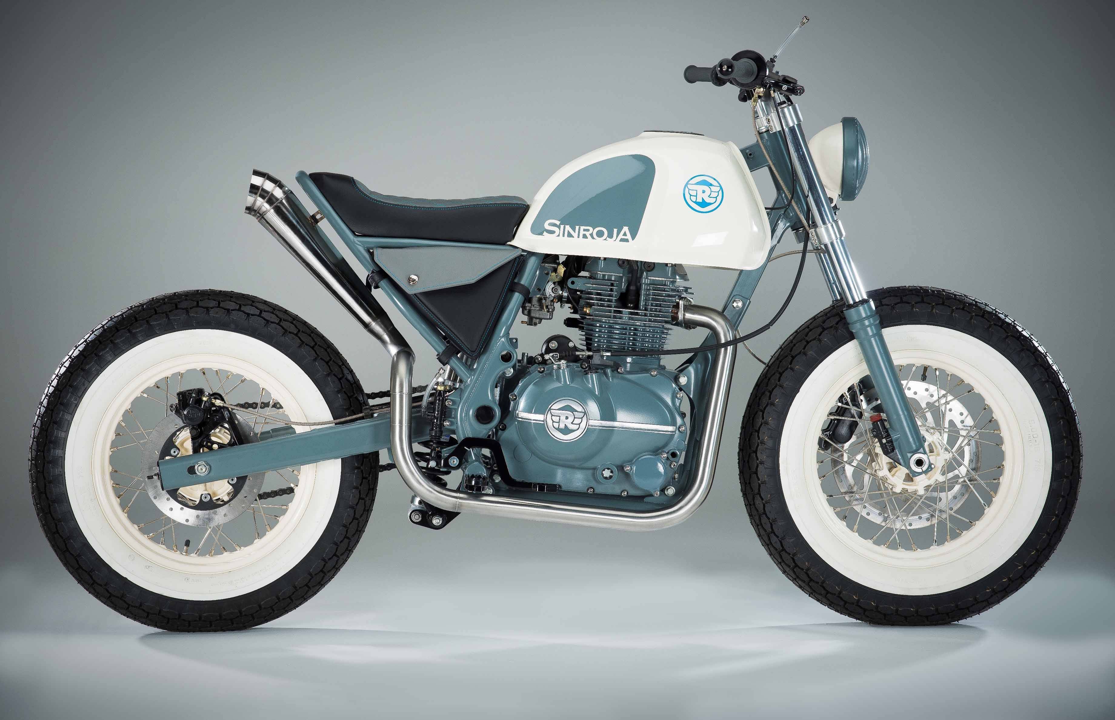 Royal Enfield Exhibits Surf Racer And Gentleman Brat Custom Motorcycles ...