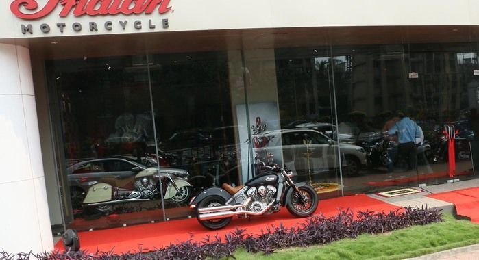 Indian Motorcycle Showroom in Mumbai
