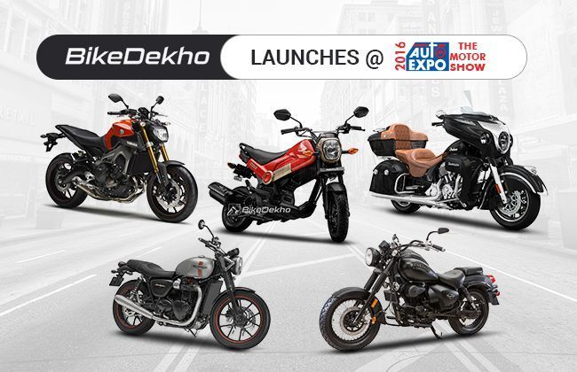 Two-Wheeler Launches at 2016 Auto Expo