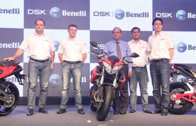 Italian Superbike brand Benelli and DSK Motowheels join hands for the Indian market