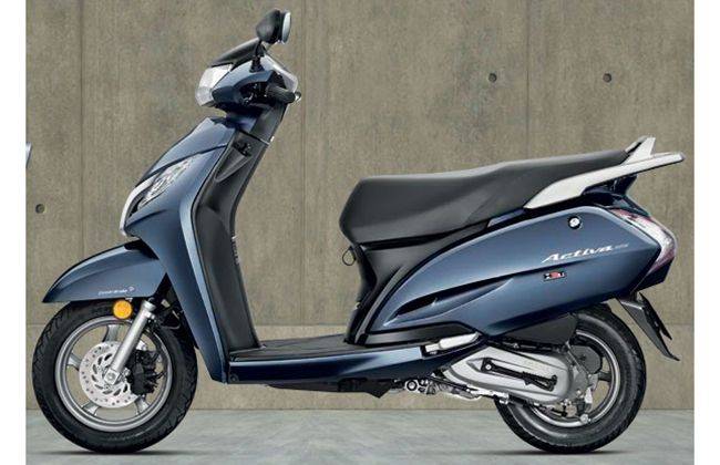 Honda activa 125cc 2024 grey colour