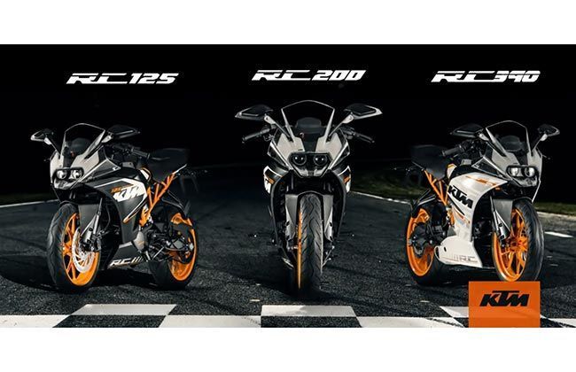 Watch KTM RC 390, RC 200 and RC 125 in Action