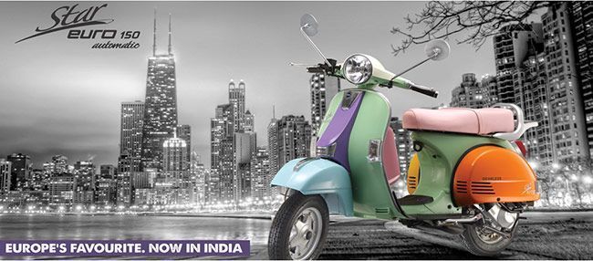 LML Star Euro 150 automatic scooter launched at Rs. 54,014 in India