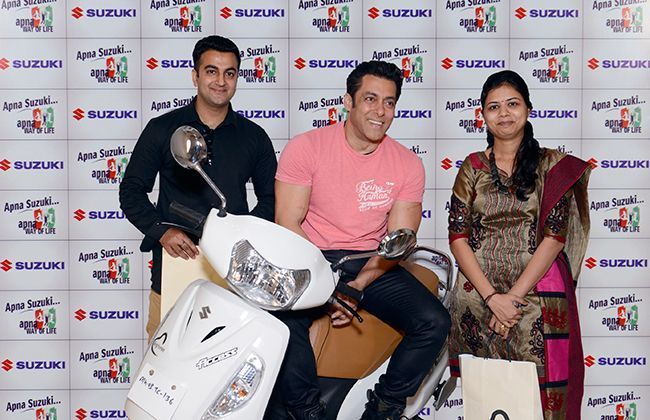 Salman Khan Meets Suzuki 'Apna Way of Life' contest winners