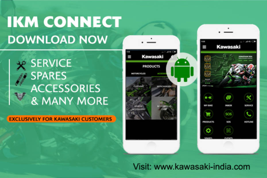 Kawasaki India Launches Mobile App