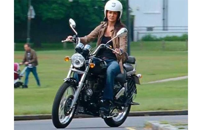 anushka sharma on bike
