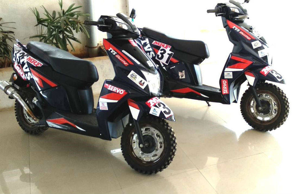 Rally-Spec TVS Ntorq SXR To Debut At The Indian National Rally Championship