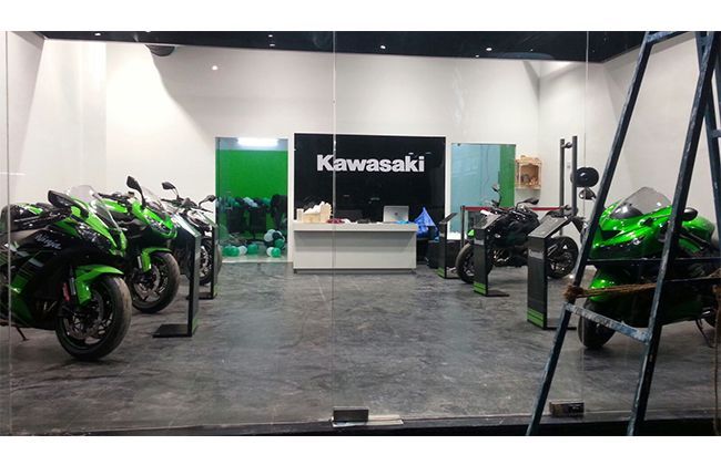 kawasaki showroom banjara hills