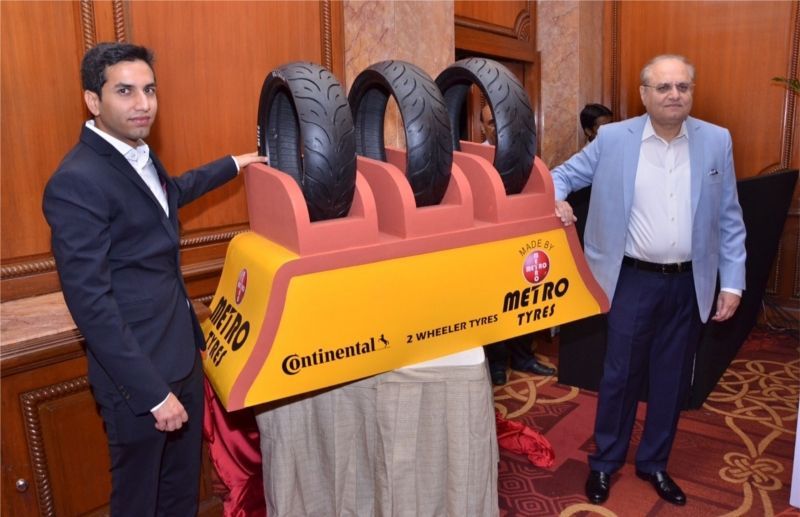 Metro Continental Radial Motorcycle Tyres launched in India