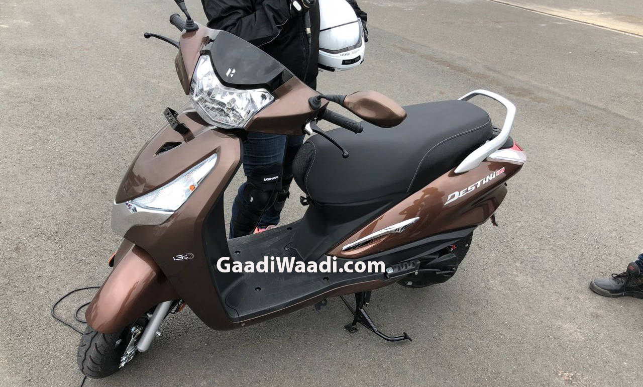 Upcoming Hero Duet 125 Spied With Destini 125 Badging