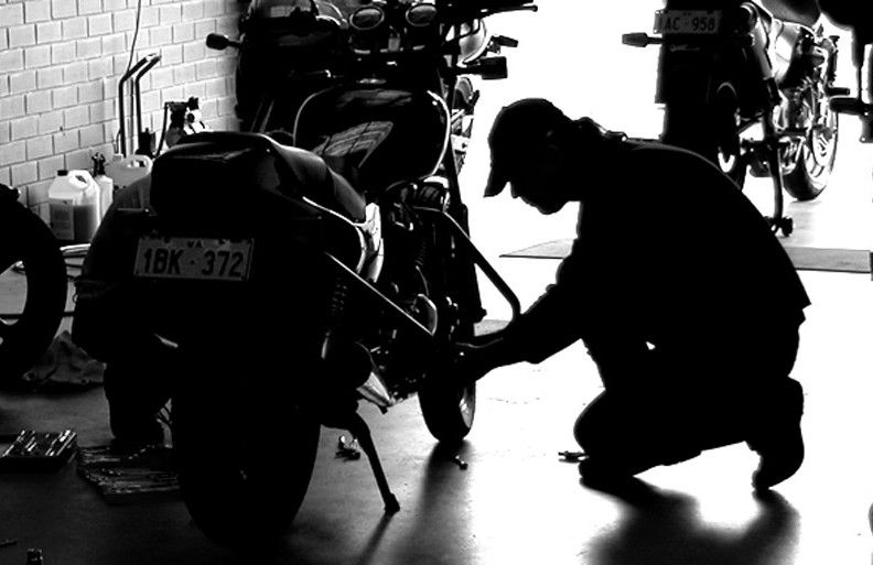 Scheduled motorcycle maintenance