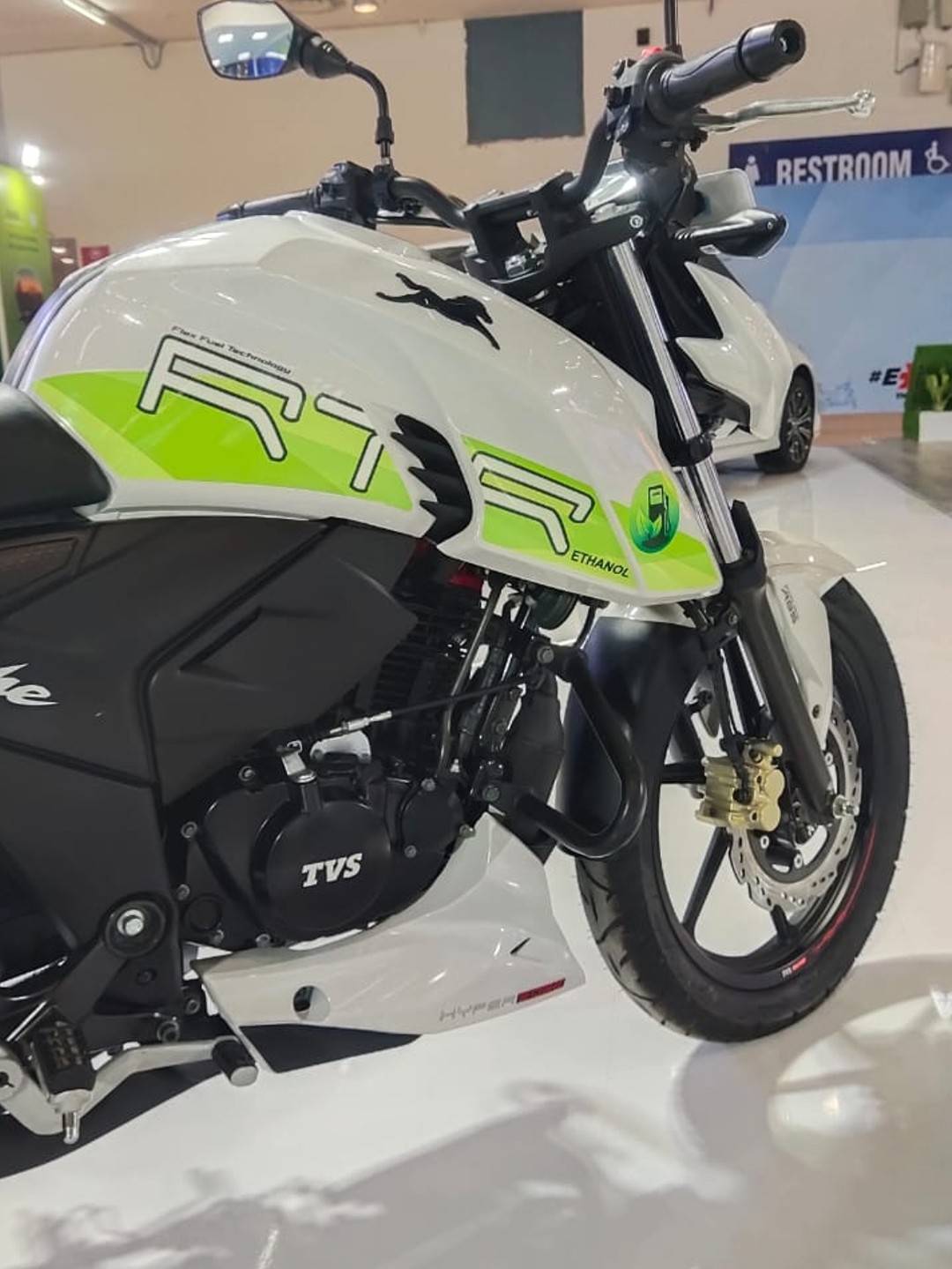 tvs ethanol bike