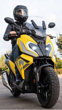 Wottan Storm 125cc Adventure Scooter Detailed In 8 Images