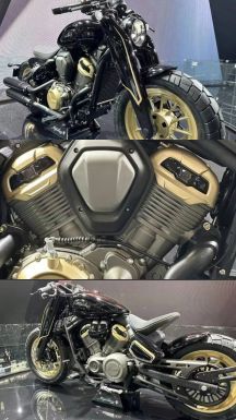 450cc V-twin Bobber by Benda Napoleon Showcased Abroad