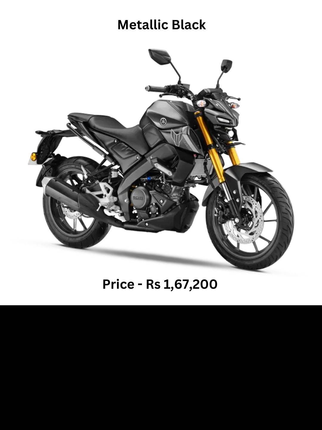 Yamaha mt 15 on sale matte black