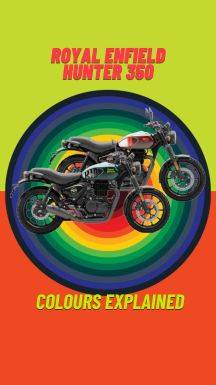 In 10 Pics: Royal Enfield Hunter 350 Colours Explained