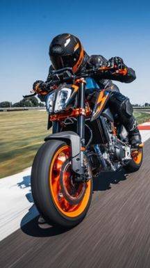 KTM 890 Duke R Top Highlights In 10 Images